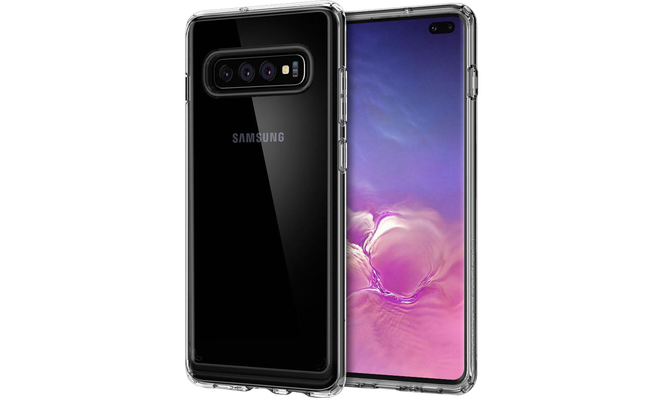 Etui Spigen Crystal Hybrid do Samsung Galaxy S10+ Clear