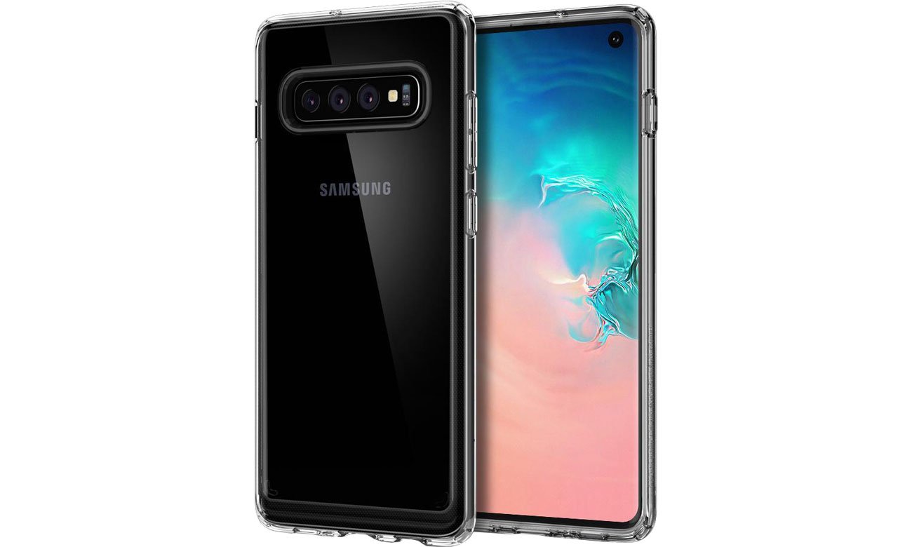 Etui Spigen Crystal Hybrid do Samsung Galaxy S10 Clear