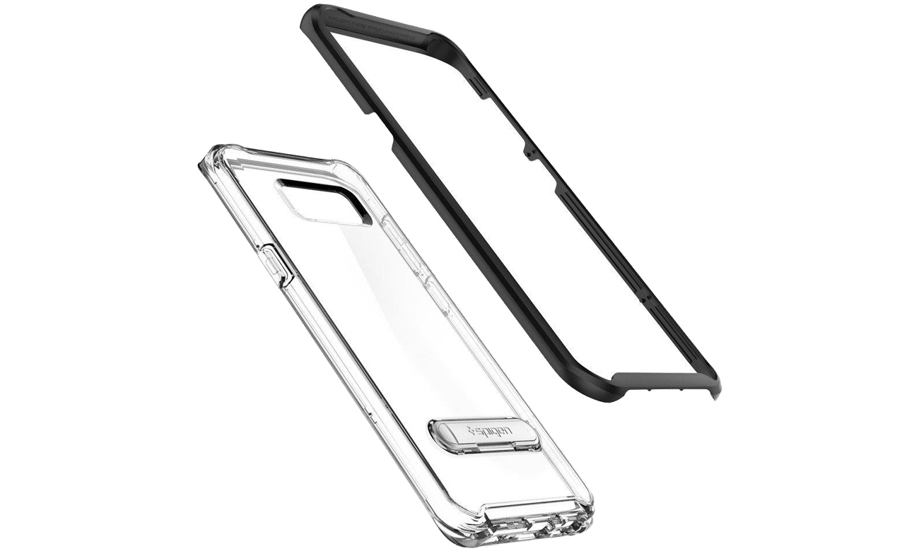 Spigen Crystal Hybrid Galaxy S8 Black TPU i poliwęglan