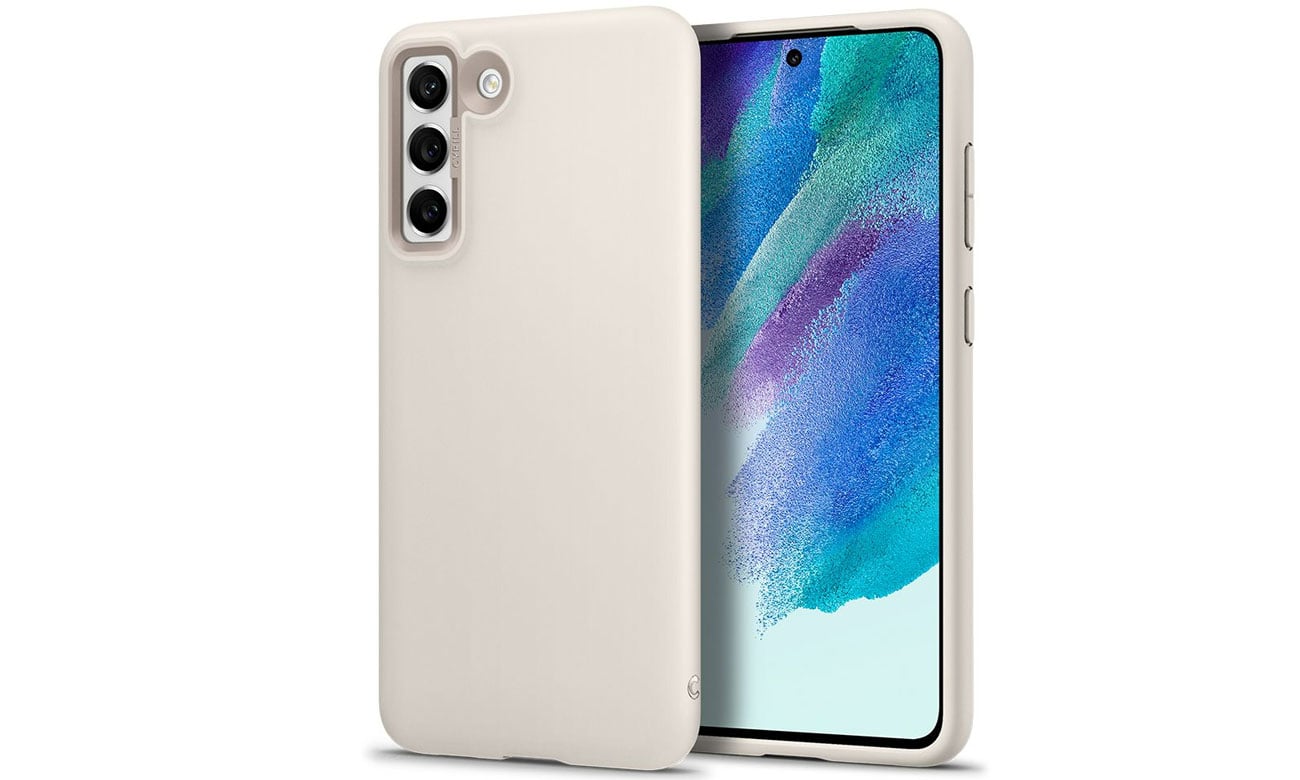 Spigen Cyrill Color Brick do Samsung Galaxy S21 FE cream Etui i