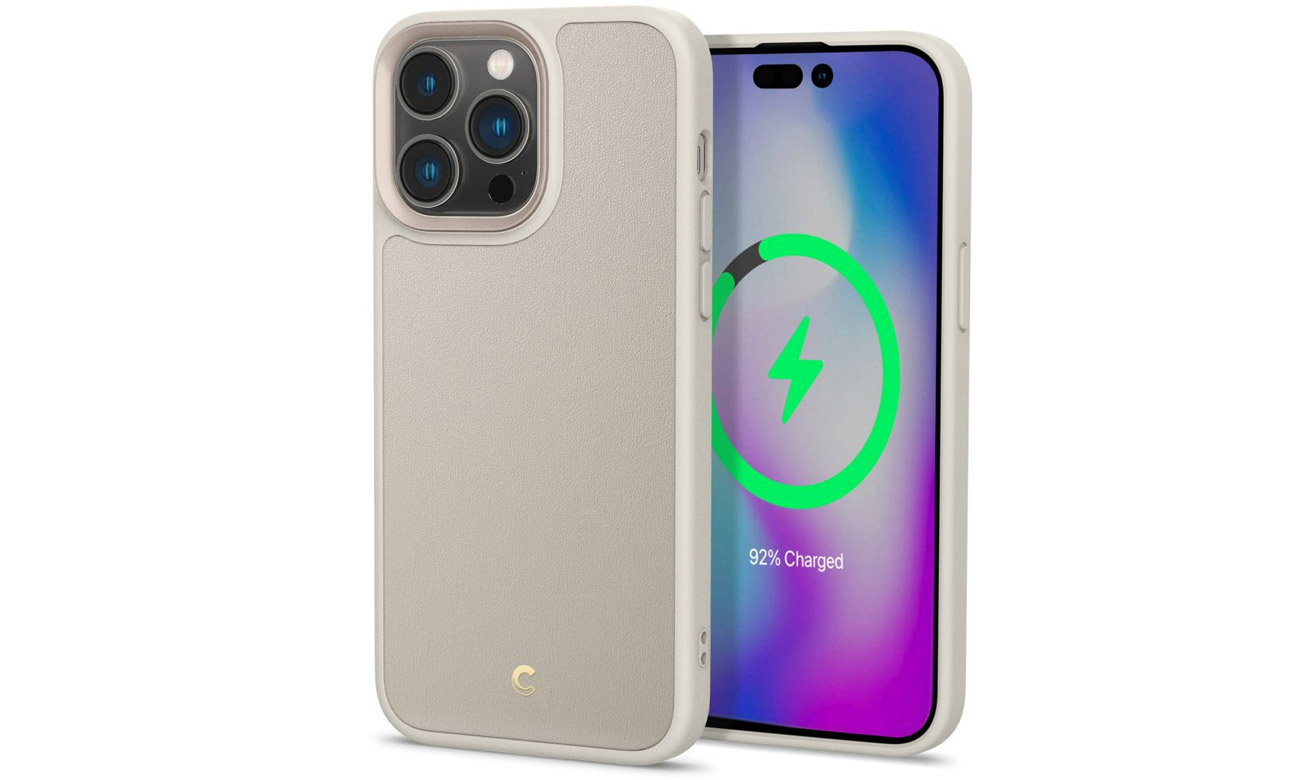 Etui Spigen Cyrill Kajuk Mag MagSafe do iPhone 14 Pro Max cream