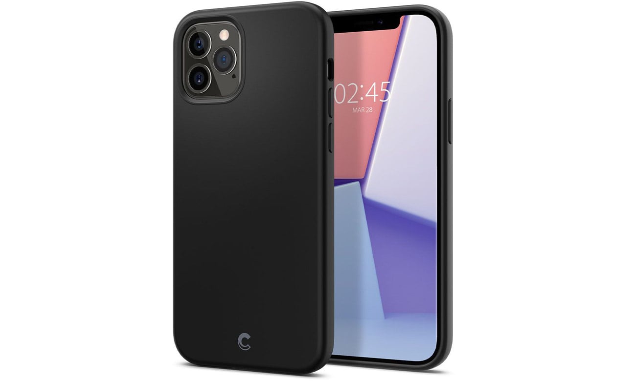 Spigen Cyrill Silicone do iPhone 12 Pro Max Black
