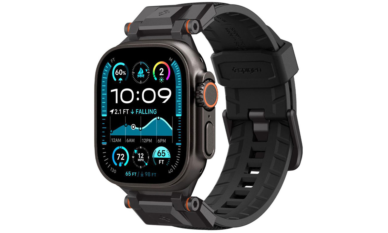 Spigen Durapro Armor do Apple Watch (44 / 45 / 46 / 49 Mm) Black Edition