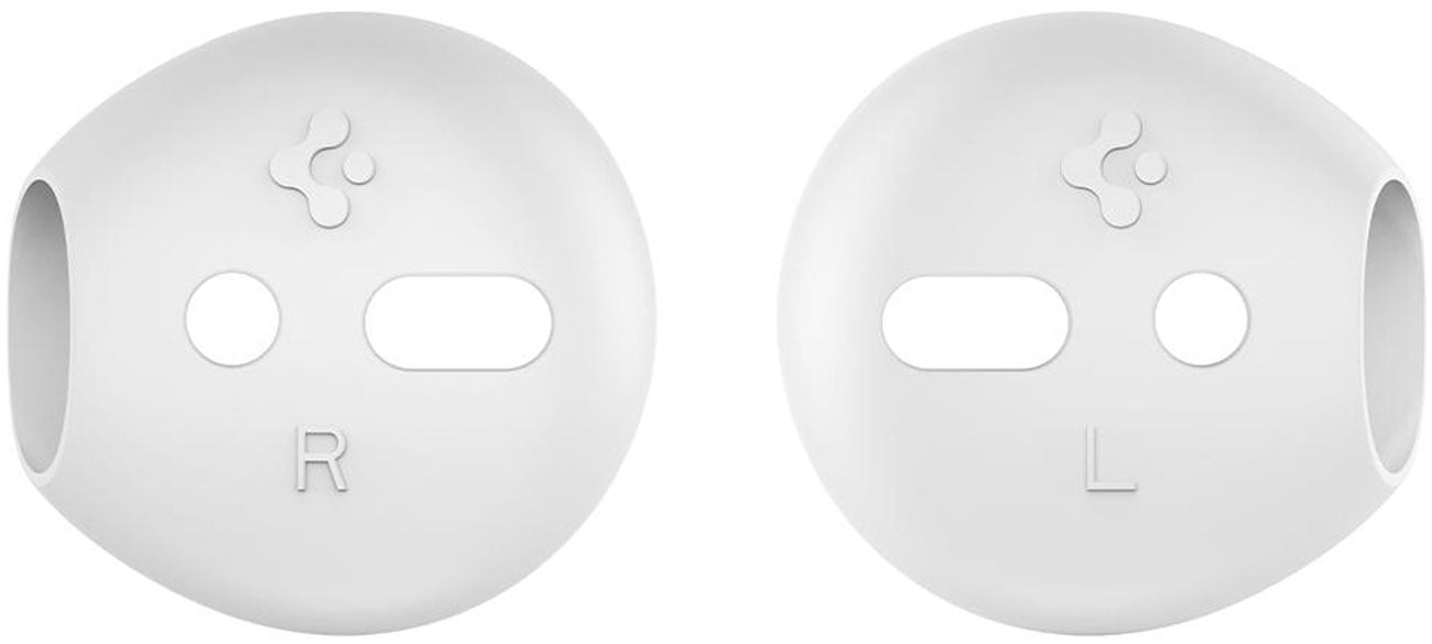 Nakładki do słuchawek Apple AirPods Spigen Eartips Białe