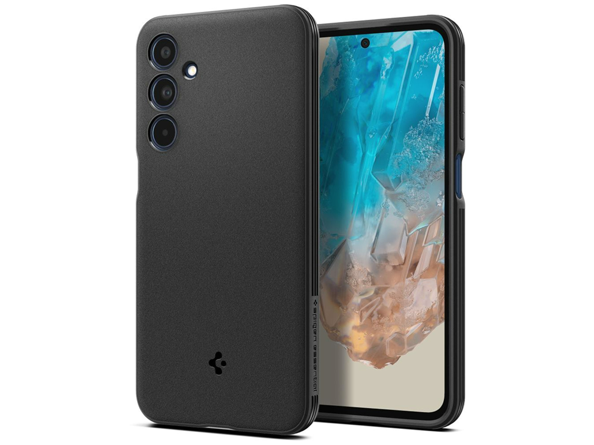 Etui Spigen Essential SandBlast do Samsung Galaxy M35 5G czarny