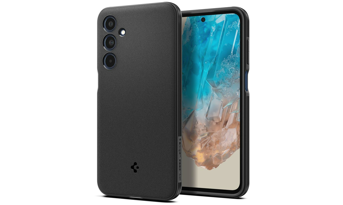 Etui Spigen Essential SandBlast do Samsung Galaxy M35 5G czarny