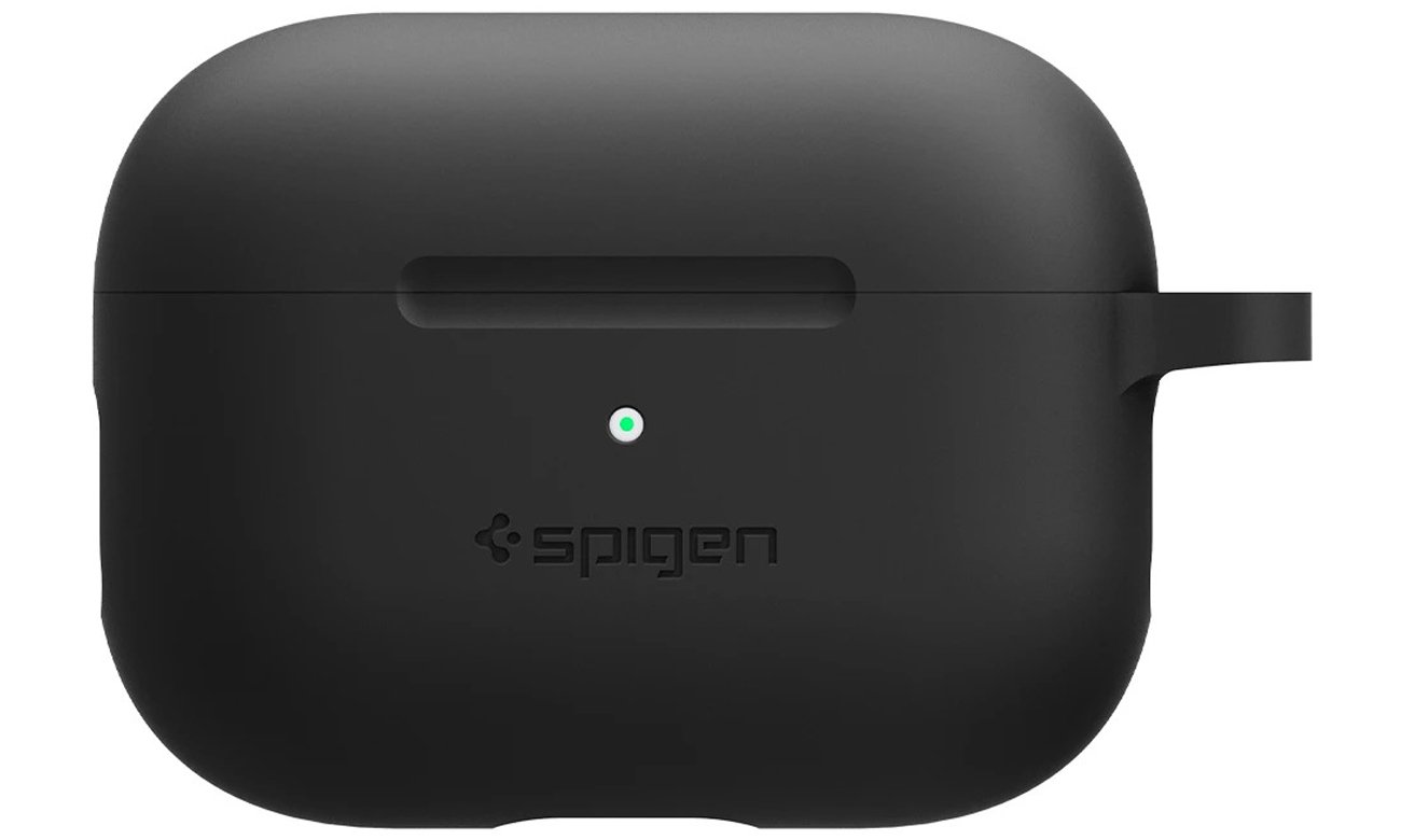 Etui Spigen Silicone Fit Case na słuchawki Apple AirPods Pro Czarne
