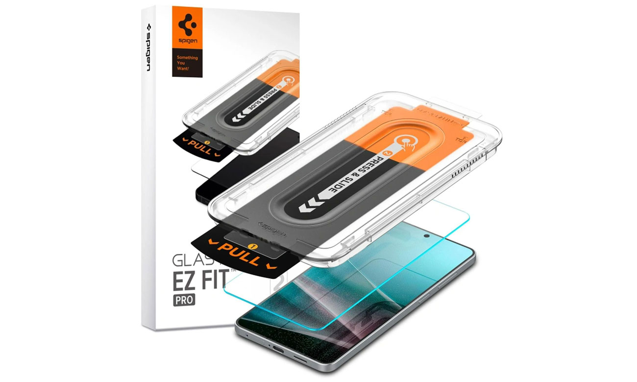 Spigen Szkło Hartowane Glas.Tr ”Ez Fit Pro” do Galaxy S25 Edge