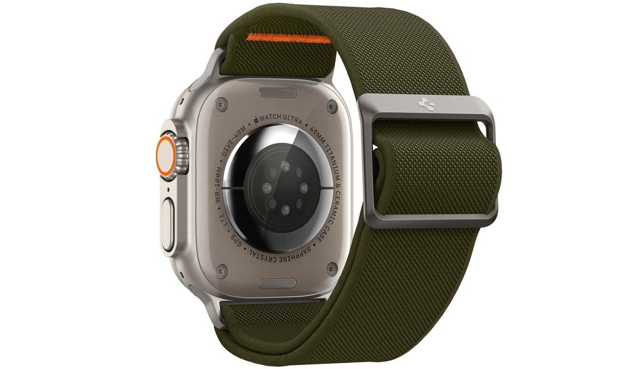 Pasek Spigen Fit Lite Ultra do Apple Watch khaki