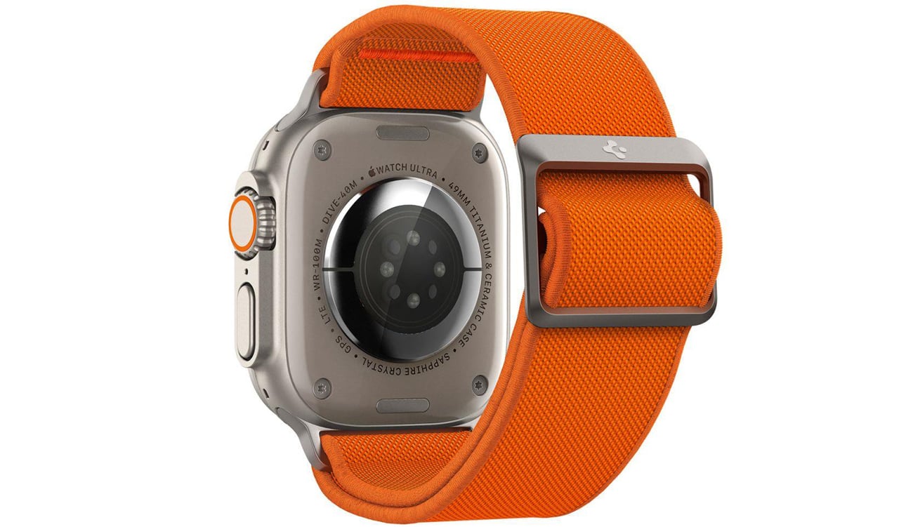 Pasek Spigen Fit Lite Ultra do Apple Watch orange