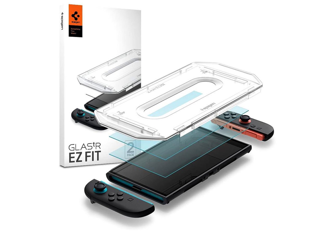 Spigen Glass TR ”Ez Fit ” 2-Pack Nintendo Switch 2 Clear