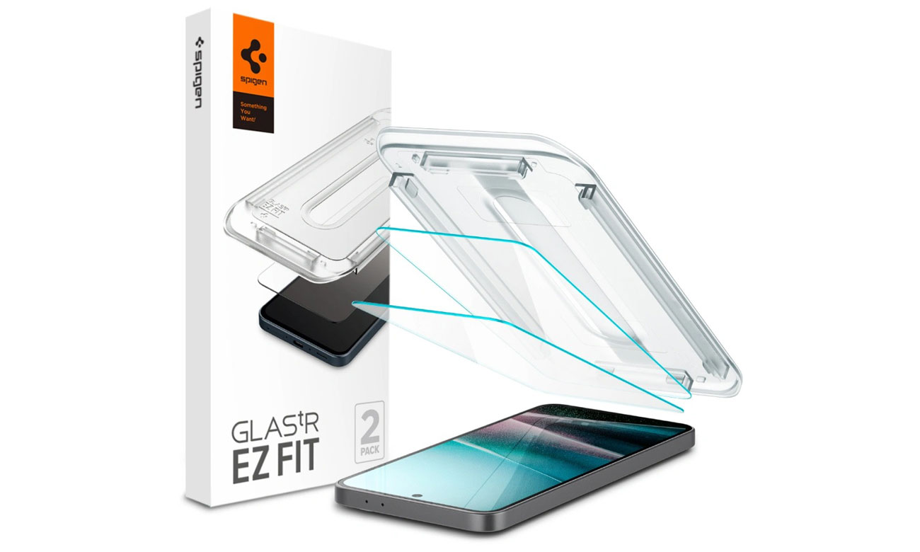 Spigen Glas.Tr ”Ez Fit” 2-Pack do Samsung Galaxy A36 Clear
