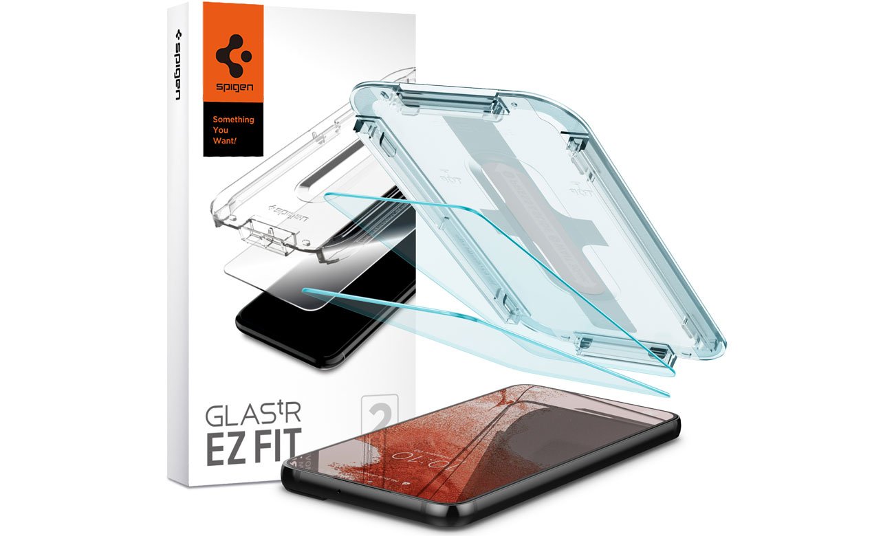 Spigen GLAS.TR EZ FIT do Galaxy S22 Aplikator AGL04151