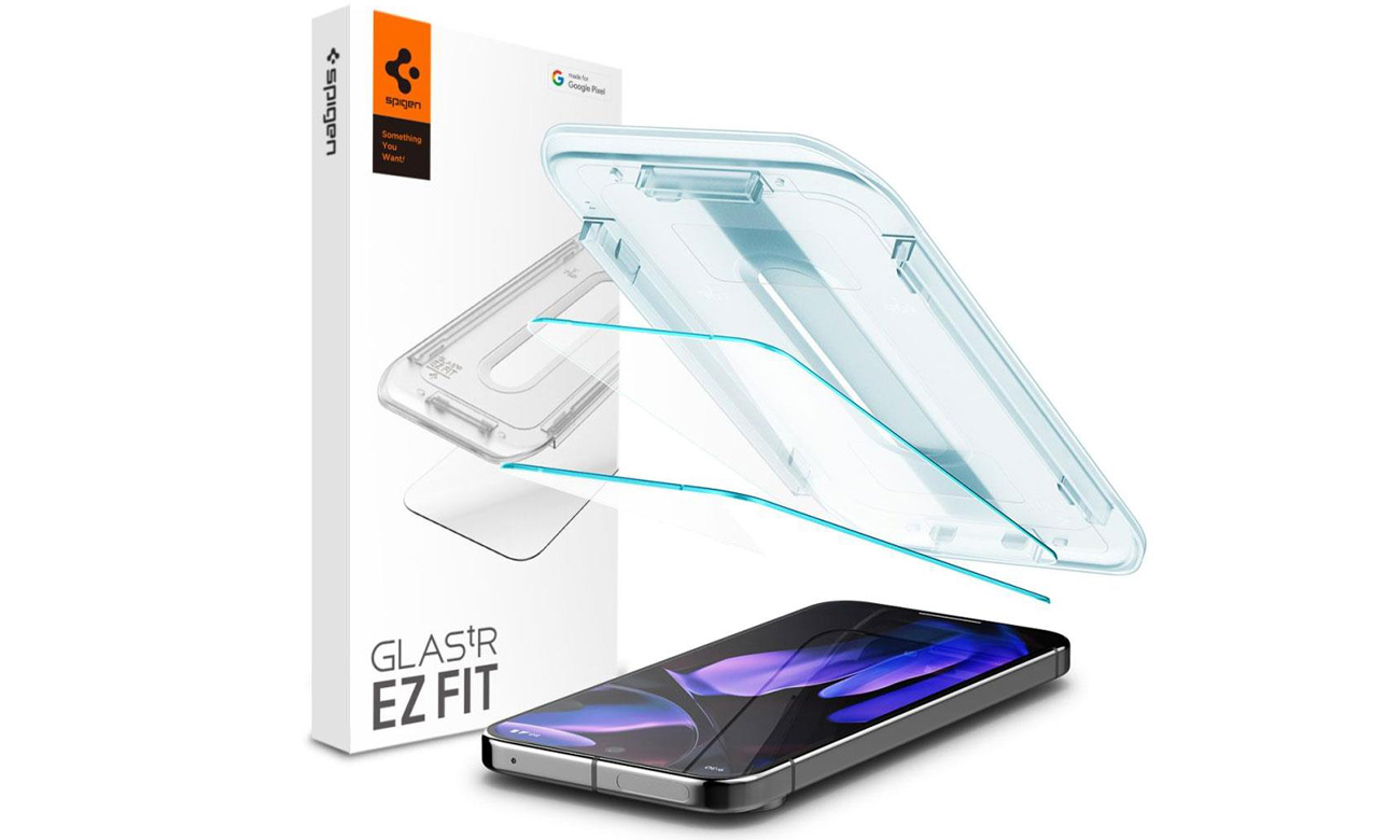 Etui Spigen Glas.Tr ”Ez Fit” 2-Pack do Google Pixel 9 Pro XL