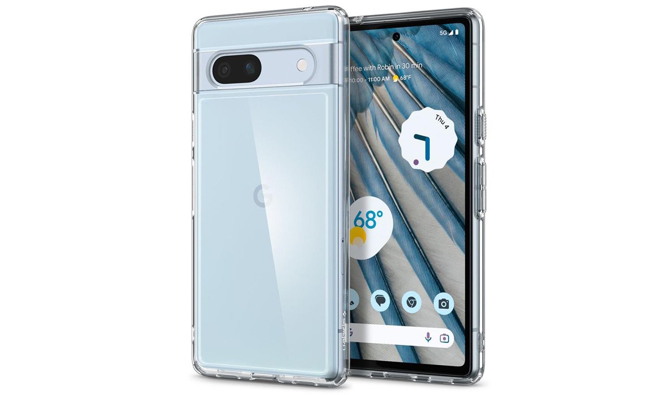 Etui Spigen Ultra Hybrid do Google Pixel 7A crystal clear