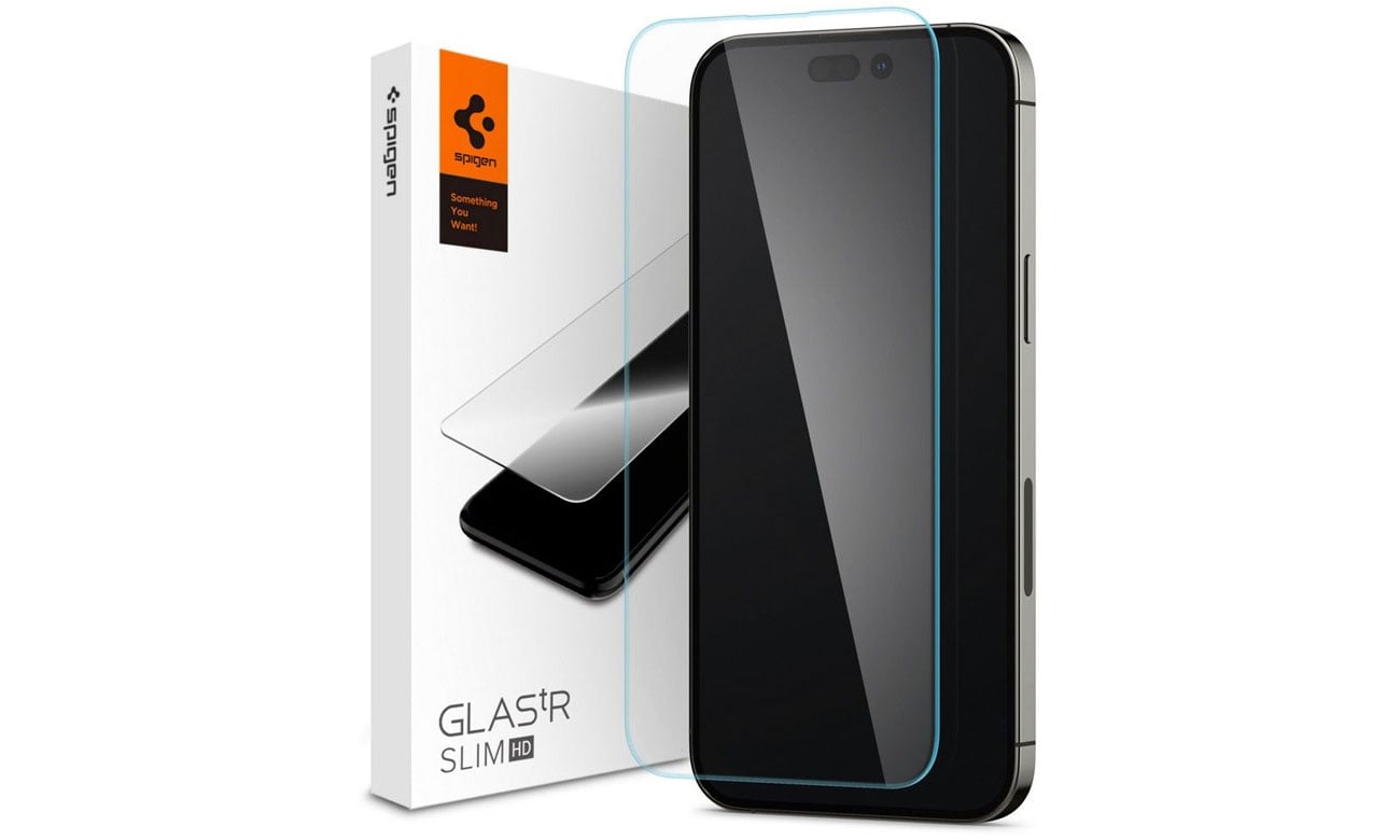 Szkło hartowane Spigen Glas.TR Slim do iPhone 14 Pro Max AGL05210