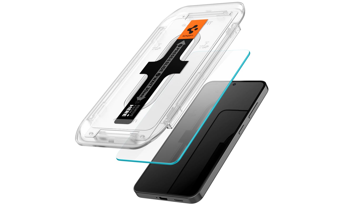 Szkło hartowane Spigen Glas.TR 'EZ Fit' 2-Pack do Samsung Galaxy S24+ Clear - Widok ogólny