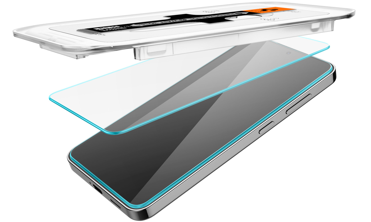 Szkło hartowane Spigen Glas.TR 'EZ Fit' 2-Pack do Samsung Galaxy S24+ Clear - Widok ogólny