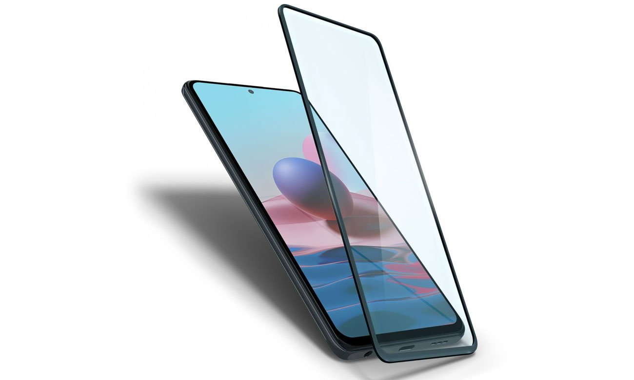Spigen Glass FC do Xiaomi Redmi Note 10/10Swarstwa olefobowa