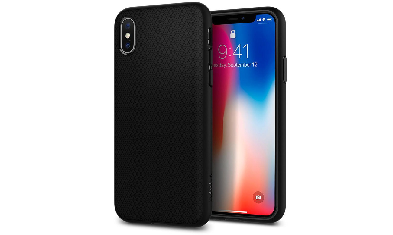 Liquid Air Armor do iPhone X Matte Black