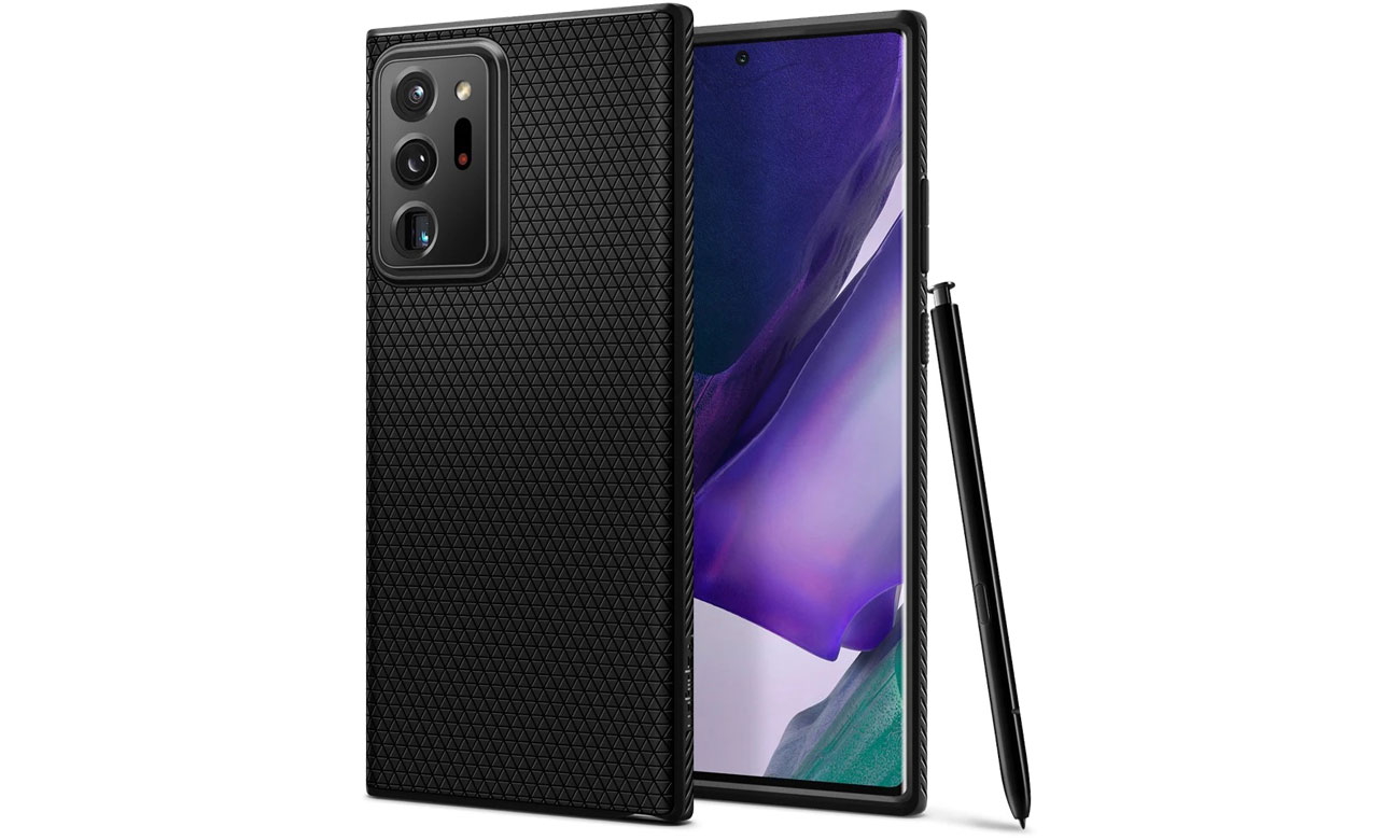 Etui Spigen Liquid Air do Samsung Galaxy Note 20 Ultra czarny ACS01392