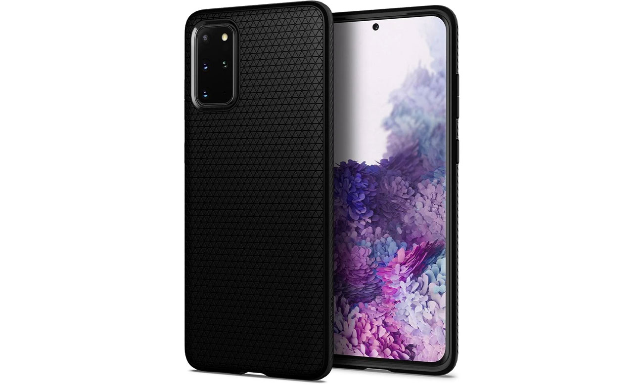 Etui Spigen Liquid Air do Samsung Galaxy S20+ czarny ACS00754