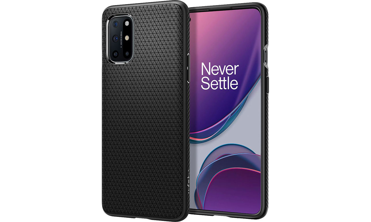 Etui / obudowa na smartfona Spigen Liquid Air do OnePlus 8T czarny ACS02060