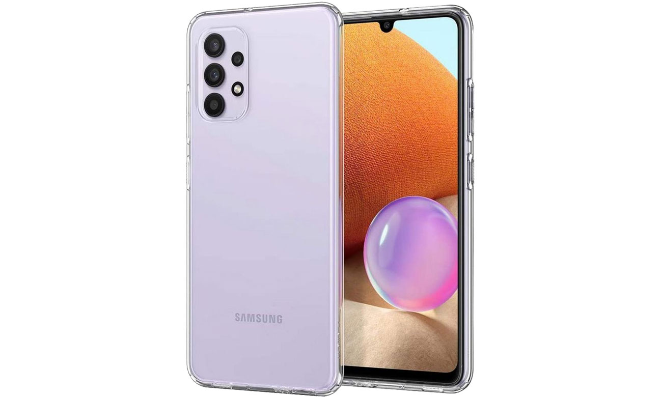 Spigen Liquid Crystal do Samsung Galaxy A32 Clear ACS02742