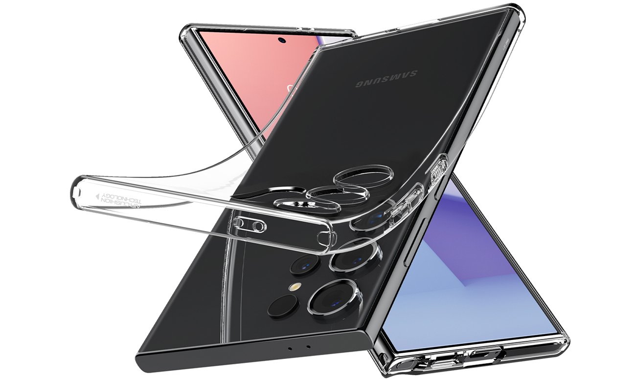 Etui Spigen Liquid Crystal für Samsung Galaxy S24 Ultra Crystal Clear - Schutz vor Kratzern