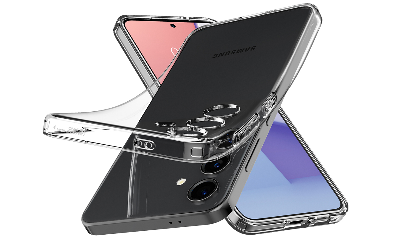 Etui Spigen Liquid Crystal für Samsung Galaxy S24 Crystal Clear - Schutz vor Kratzern