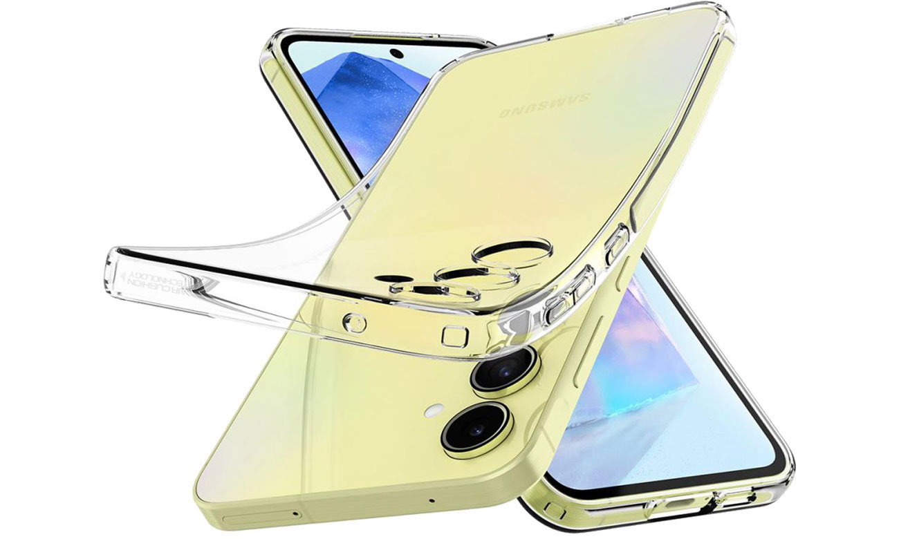 Etui Spigen Liquid Crystal für Samsung Galaxy A55 5G Crystal Clear