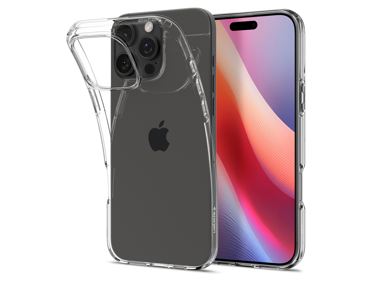 Spigen Liquid Crystal für iPhone 16 Pro Max Crystal Clear - Gesamtansicht