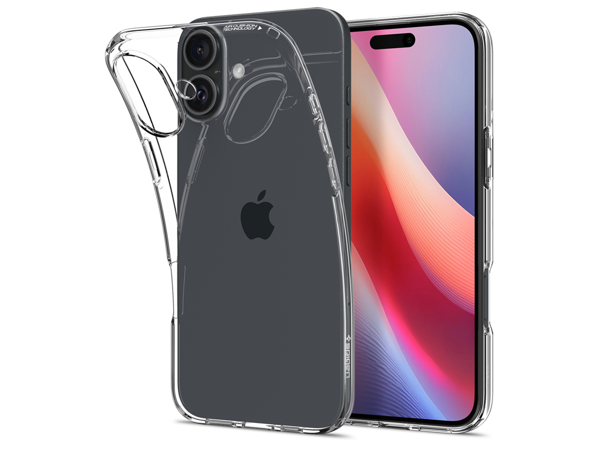 Spigen Liquid Crystal do iPhone 16 Plus Crystal Clear - Widok ogólny