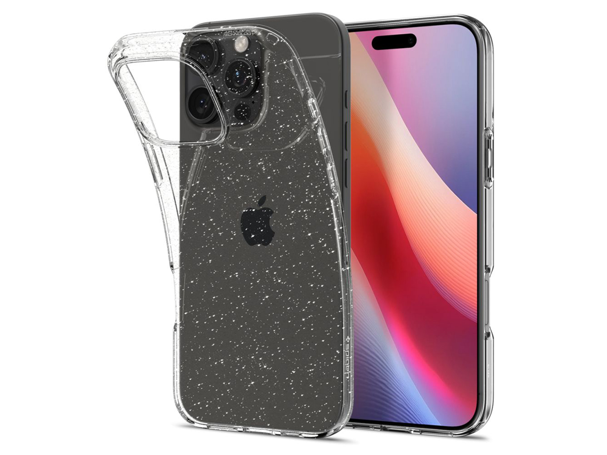 Spigen Liquid Crystal für iPhone 16 Pro Glitter Crystal - Gesamtansicht