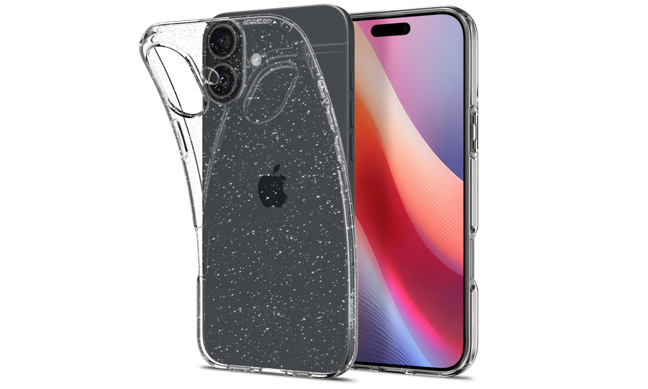 Spigen Liquid Crystal do iPhone 16 Glitter Crystal - Widok ogólny