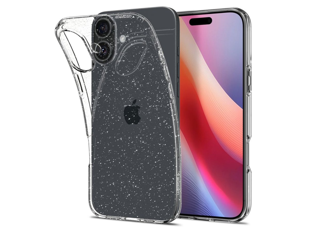 Spigen Liquid Crystal do iPhone 16 Glitter Crystal - Widok ogólny
