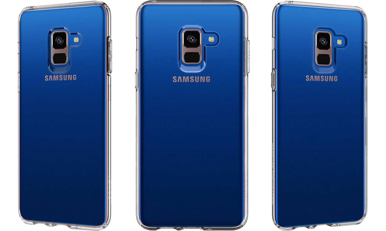 Spigen Liquid Crystal do Galaxy A8 Crystal Clear