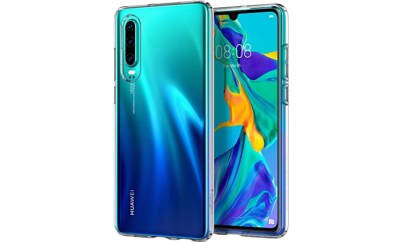Spigen Liquid Crystal do Huawei P30 Clear
