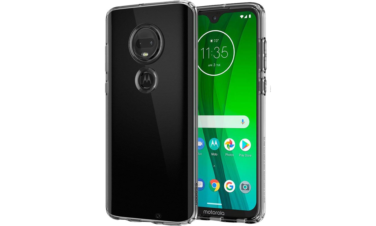 Spigen Liquid Crystal do Motorola Moto G7/G7 Plus Clear M25CS25948