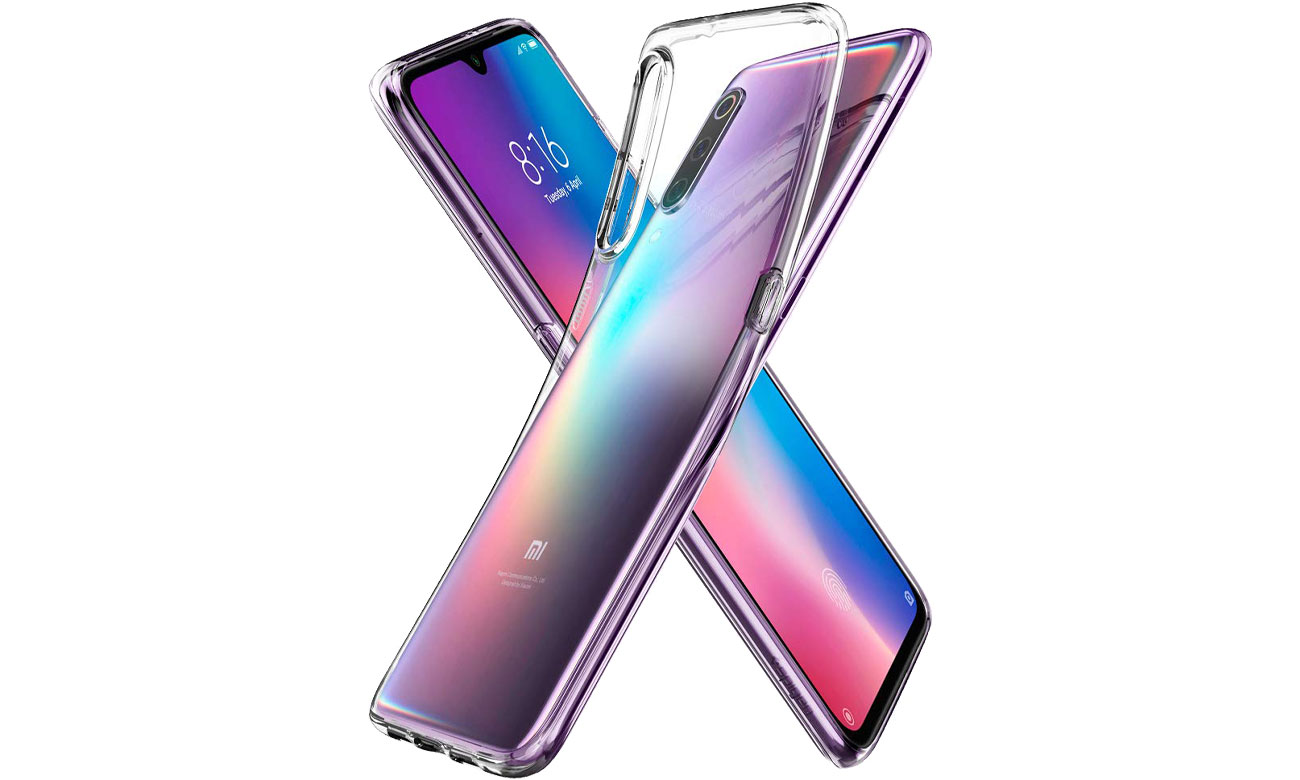 Spigen Liquid Crystal do Xiaomi Mi 9 Crystal Clear