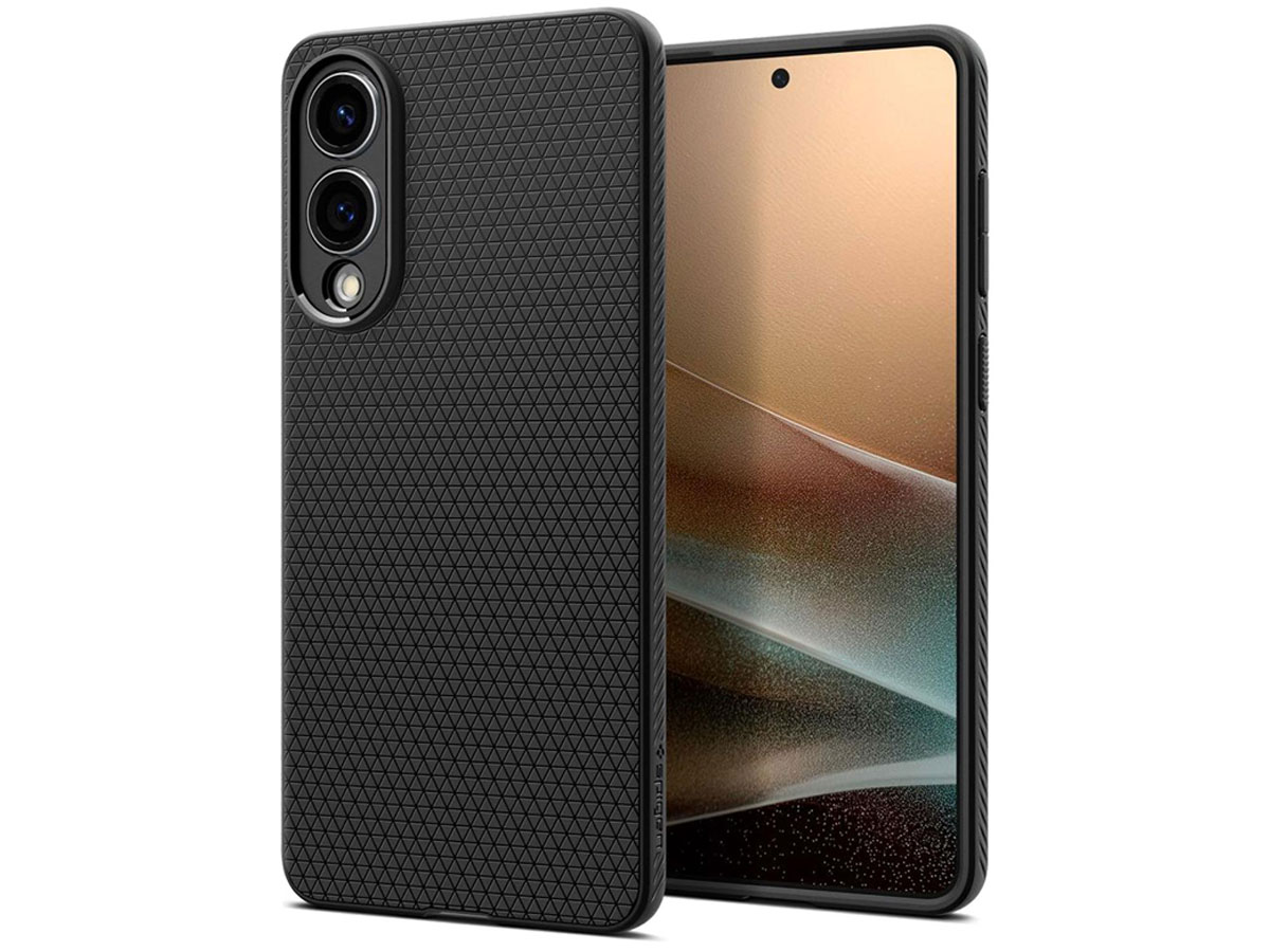 Spigen Liquid Air do Samsung Galaxy S25 Edge Matte Black