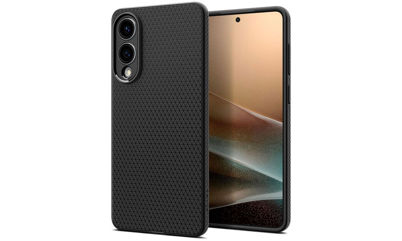 Spigen Liquid Air do Samsung Galaxy S25 Edge Matte Black