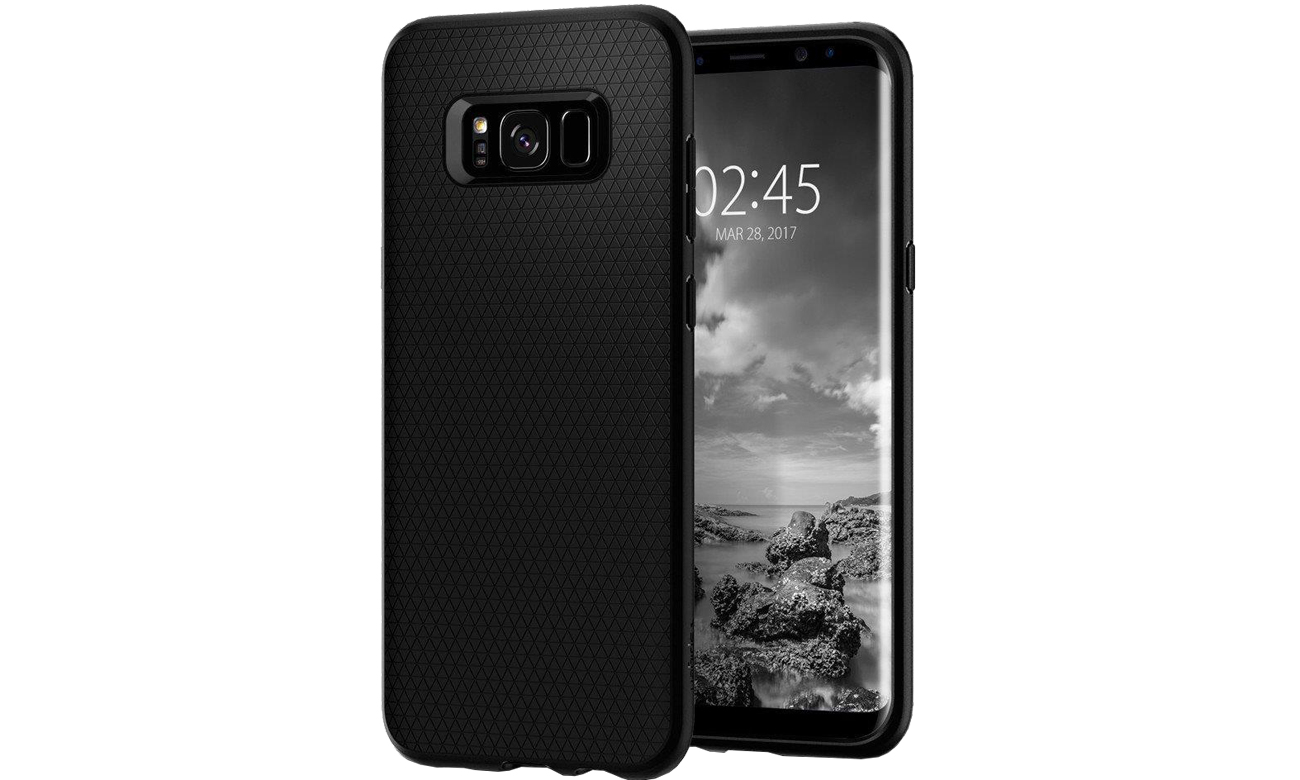 Spigen Liquid Air Galaxy S8 Black tekstura