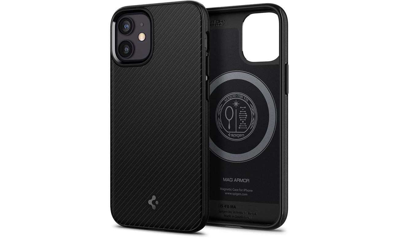 Spigen Mag Armor do iPhone 12 Mini czarny ACS01866