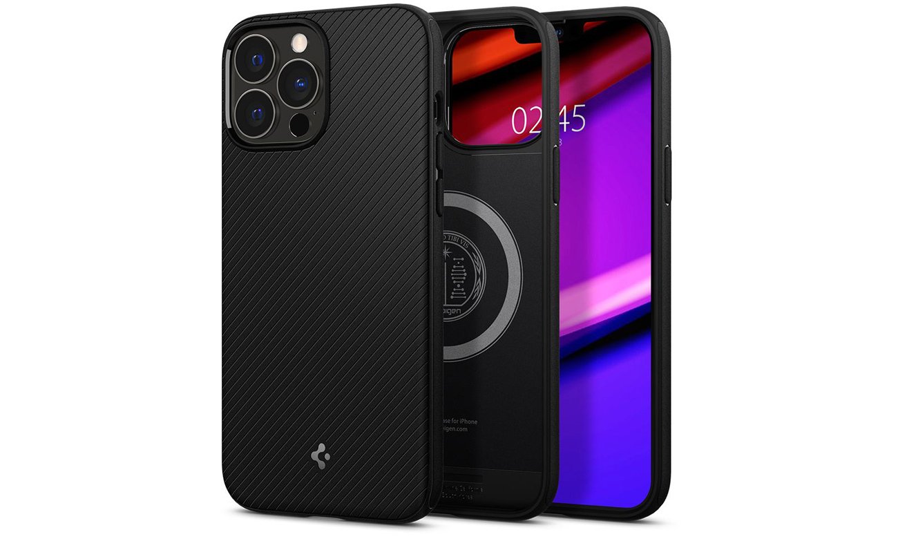 Etui Spigen Mag Armor Matte Black do iPhone 13 Pro Max