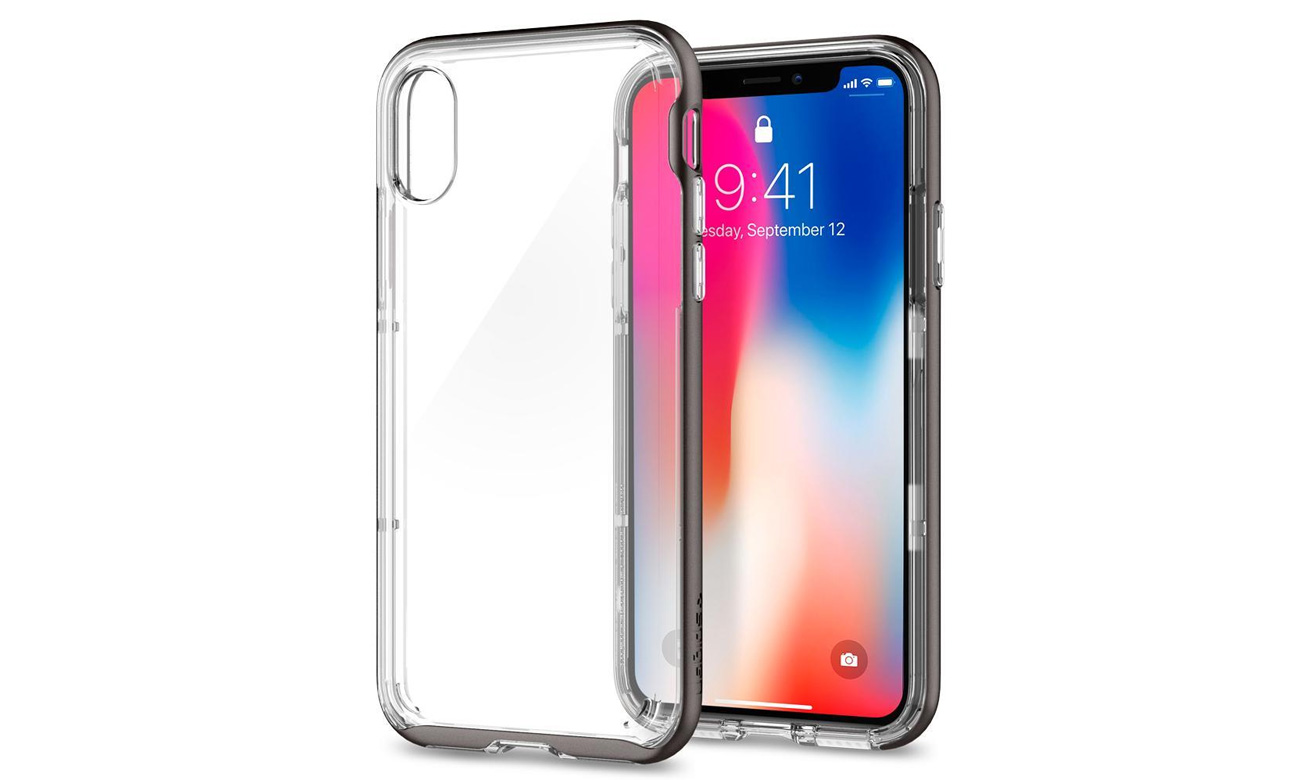 Neo Hybrid Crystal do iPhone X Gunmetal