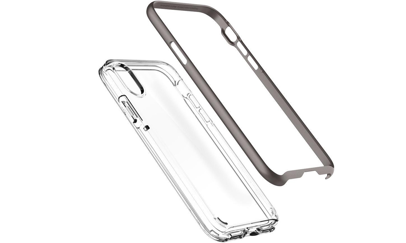 Neo Hybrid Crystal do iPhone X Gunmetal