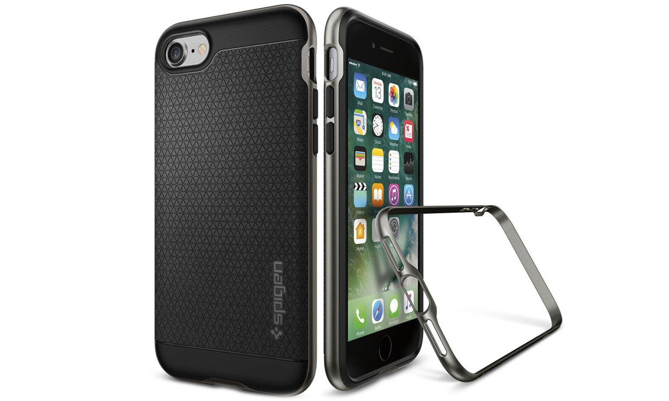 Spigen Neo Hybrid do iPhone 7 Gunmetal ramka