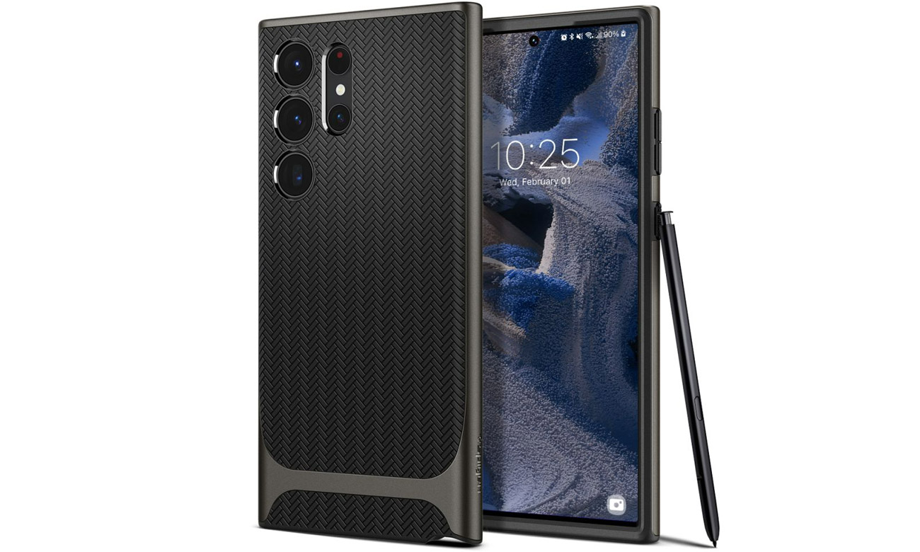 Spigen Neo Hybrid do Samsung Galaxy S23 Ultra gunmetal