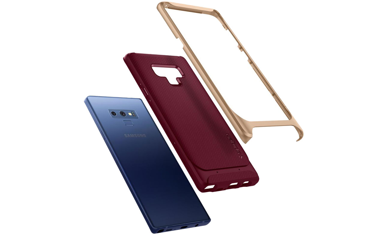 Spigen Neo Hybrid Galaxy Note 9 Burgundy TPU i poliwęglan